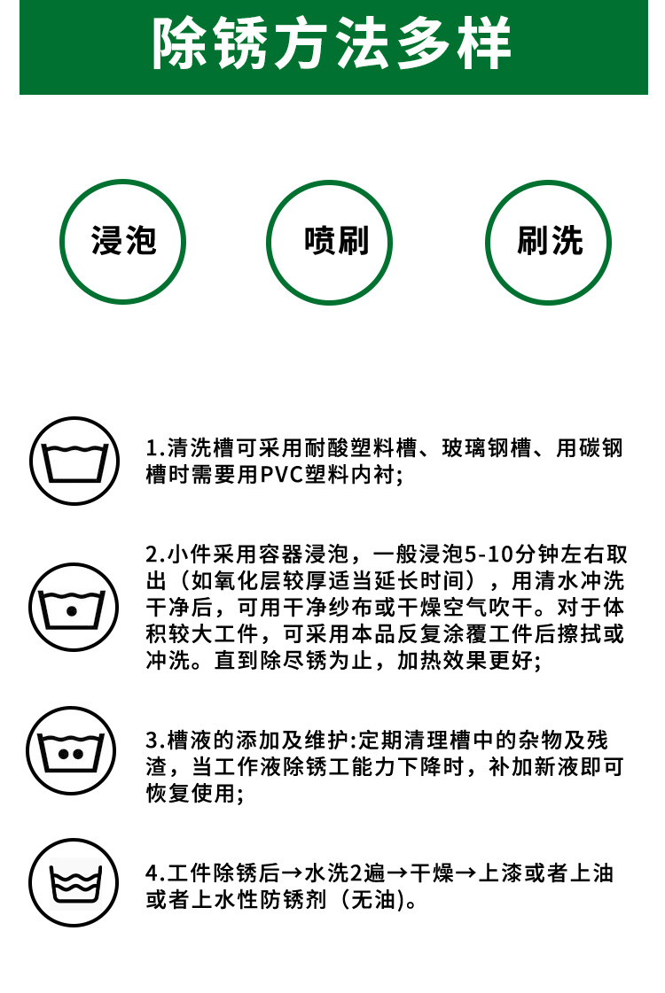 鋼鐵酸洗除銹劑 鋼鐵酸洗除銹劑