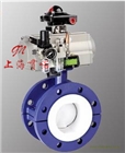 防腐專用D641F46-16C氣動襯氟蝶閥